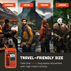 Ben's spray used on a family outing supports comfortable exploration.