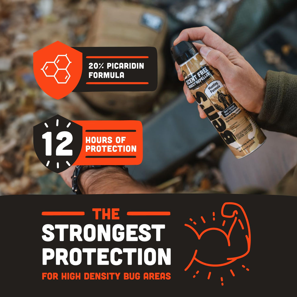 Ben's Hunting Formula applied to outdoor gear without altering scent.