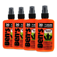 Ben's Tick & Insect Repellent bottle pour for easy outdoor application