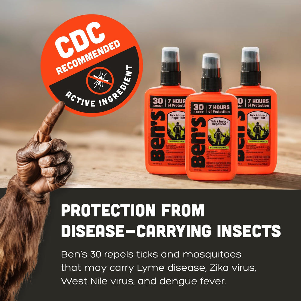 Ben's Tick & Insect Repellent four-pack for family trips