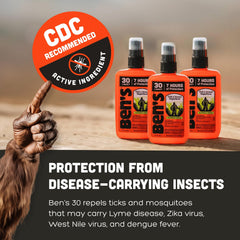 Ben's Tick & Insect Repellent four-pack for family trips