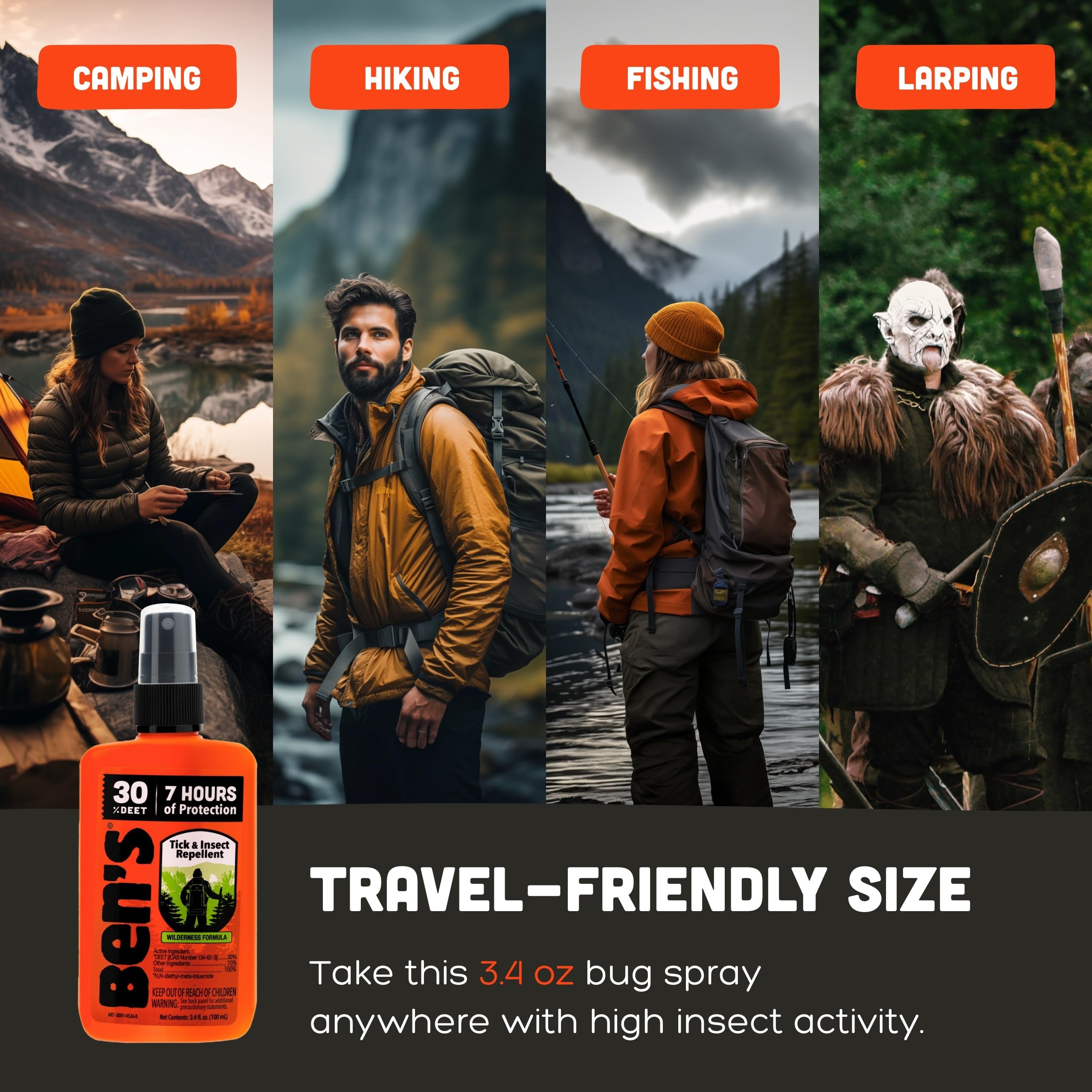 Ben's Tick & Insect Repellent water-based formula
