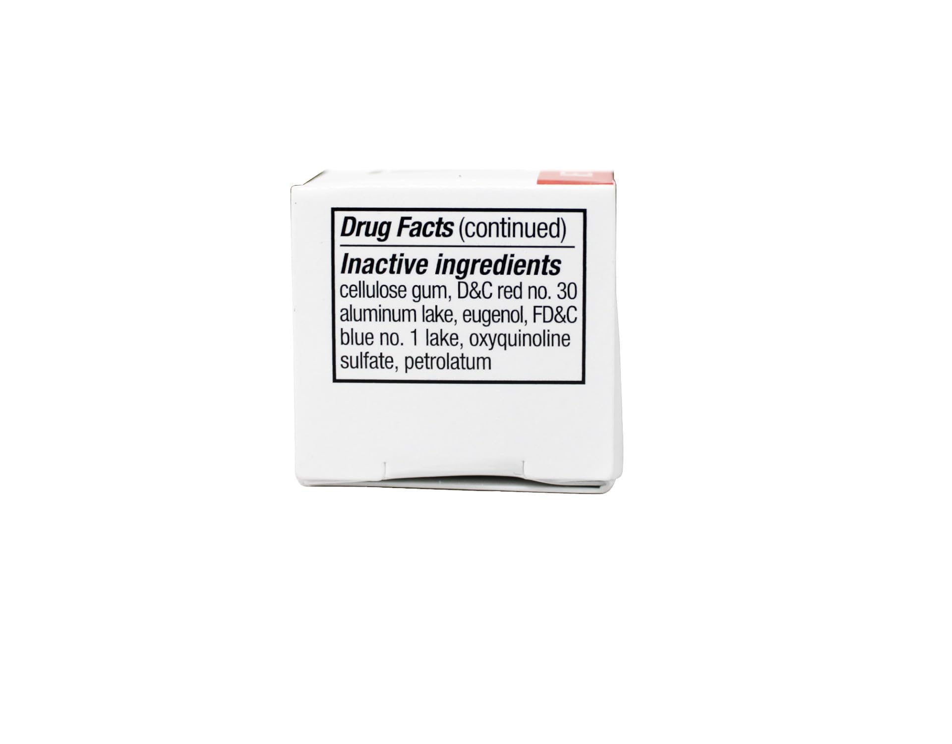 Canker sore relief demonstration with Benzodent for temporary comfort