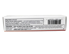 Product tube and cream visible for denture users seeking comfort