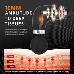 BEONISI cabeza intercambiable 4 para diferentes grupos musculares