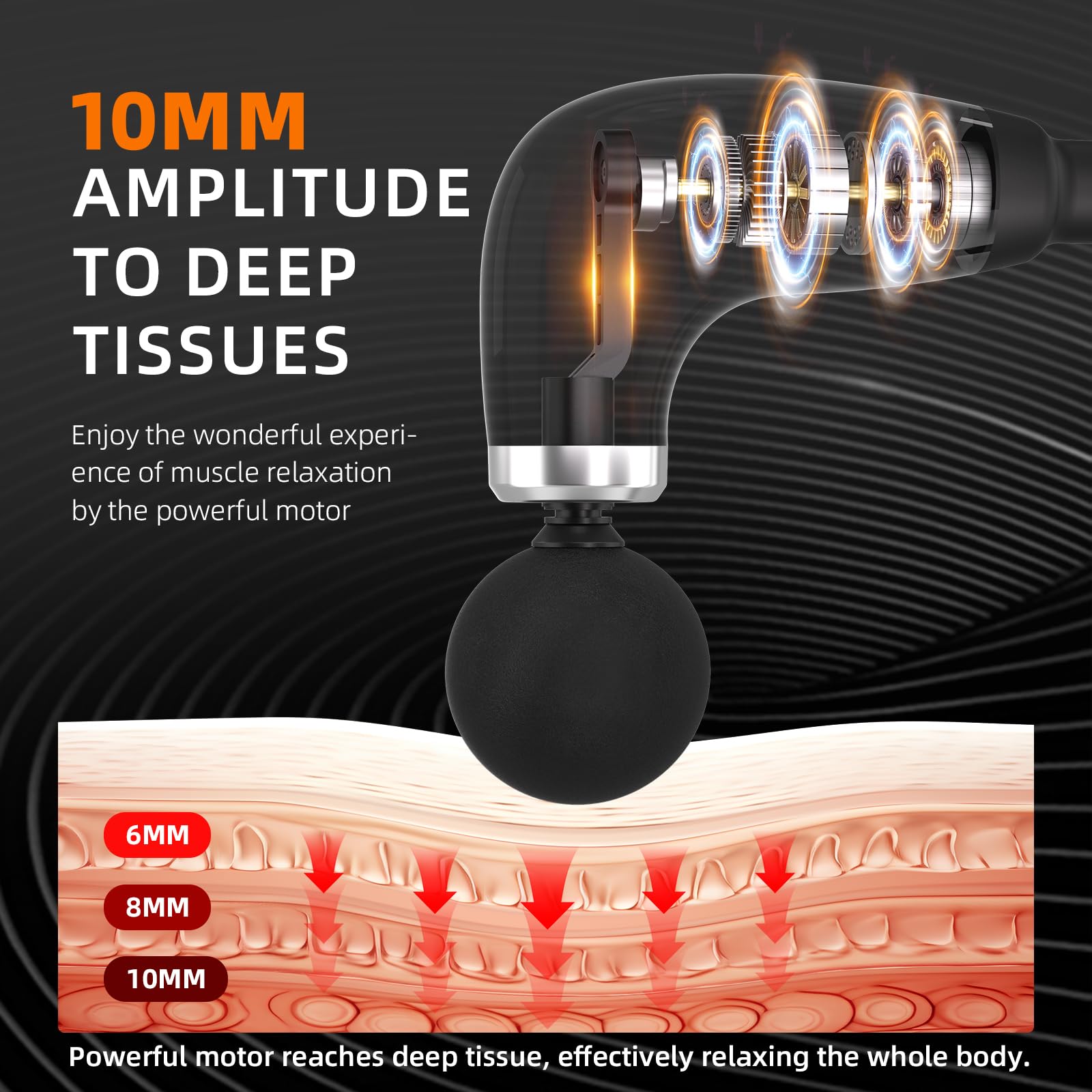 BEONISI replaceable massage heads for tailored treatments
