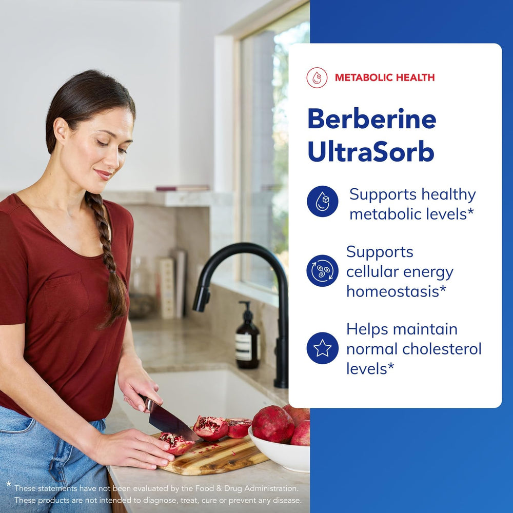 Berberine UltraSorb phytosome label highlights advanced bioavailability.