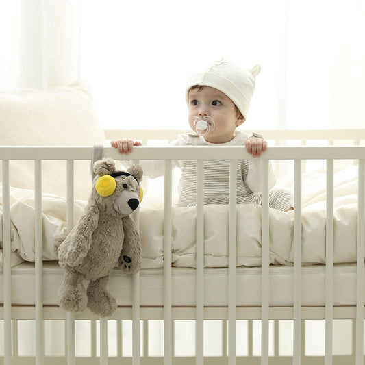 BEREST cry-activated sensor toy demonstrates fuss-moment activation and gentle response