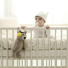 BEREST cry-activated sensor toy demonstrates fuss-moment activation and gentle response