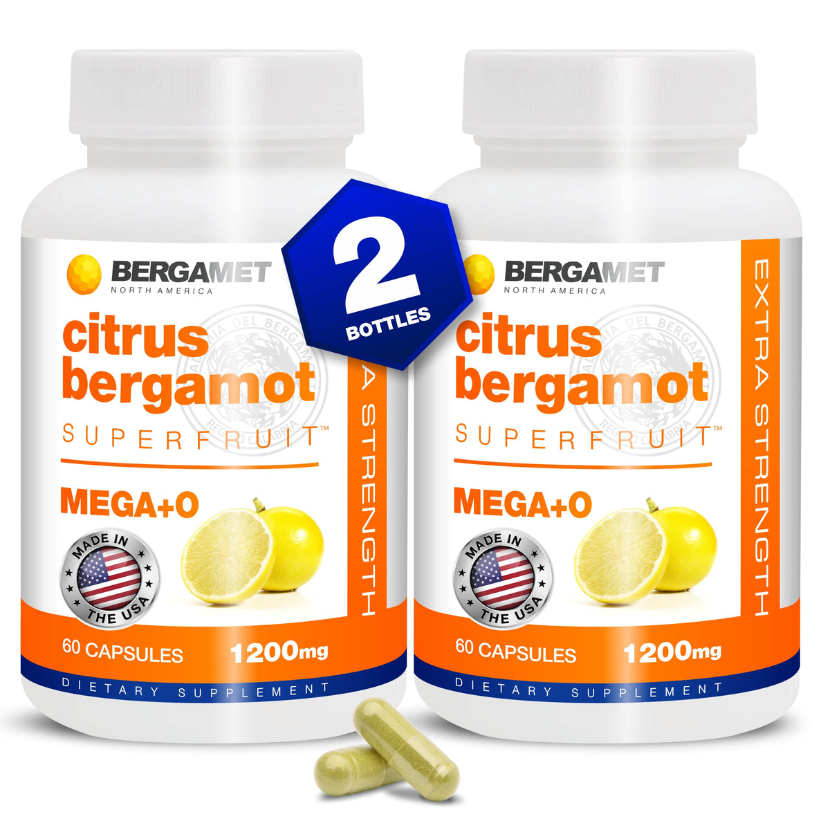 BergaMet Citrus Bergamot capsule with potent bergamot extract for daily wellness