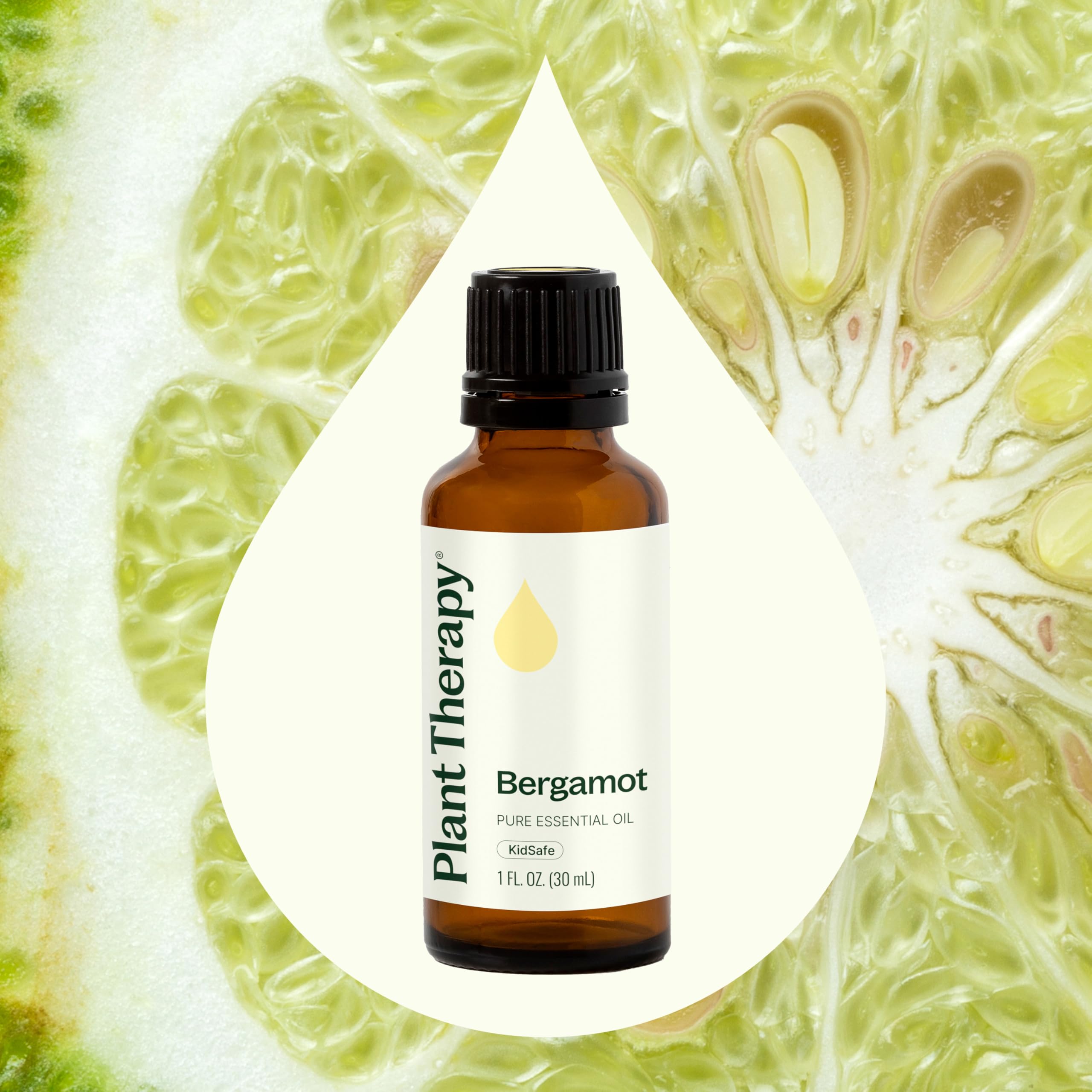 Bergamot essential oil amber bottle closeup highlighting premium quality
