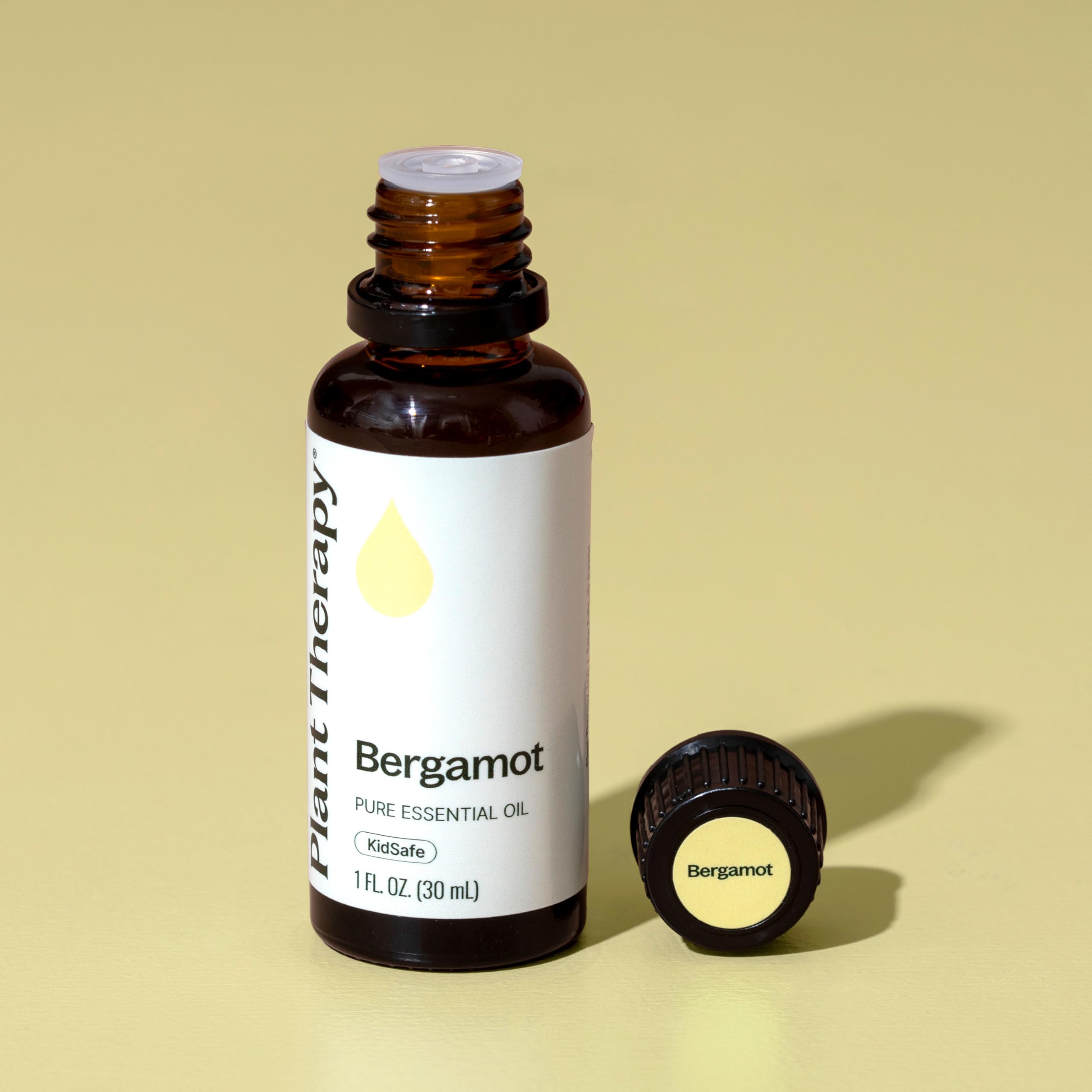 Bergamot oil GC-MS testing label indicating quality control