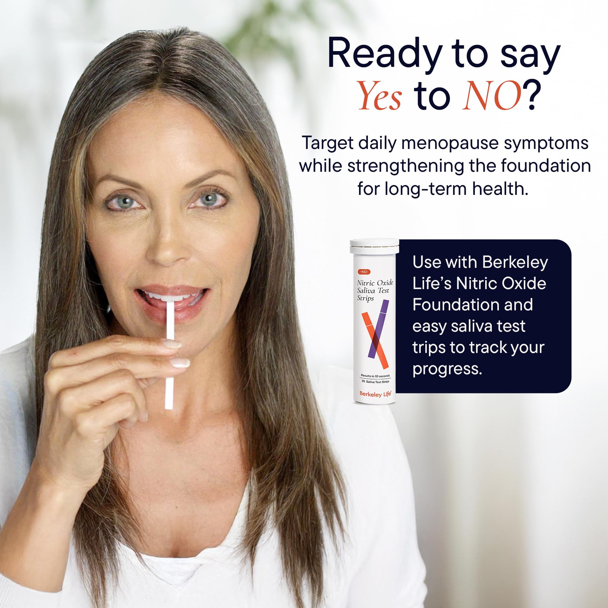 Berkeley Life clinical wellness label highlights nitric oxide and blood flow focus.