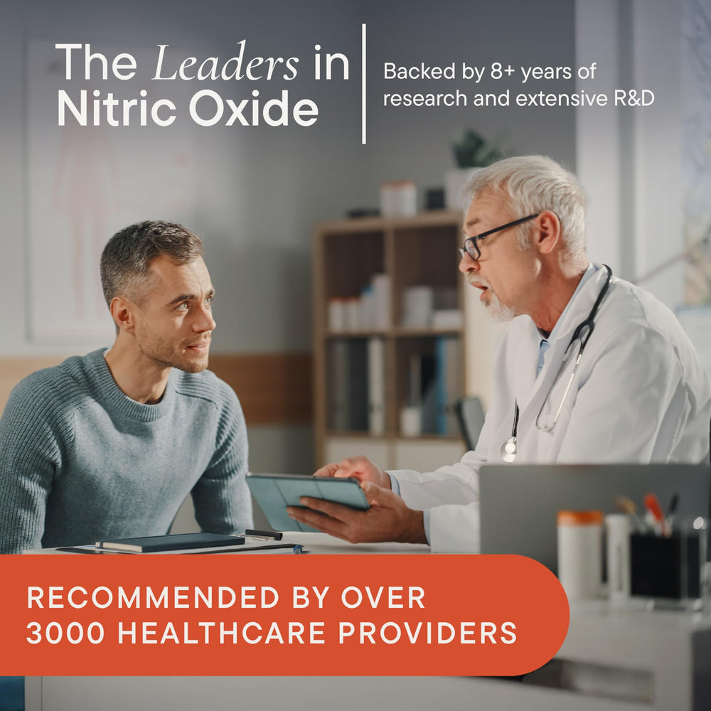 Nitric Oxide test strips show tracking progress toward wellness goals.