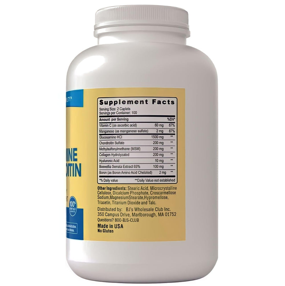 Berkley Jensen 200 caplets bottle for daily use