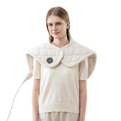 Berkshire Blanket weighted heating pad main view with plush warmth for neck and back.