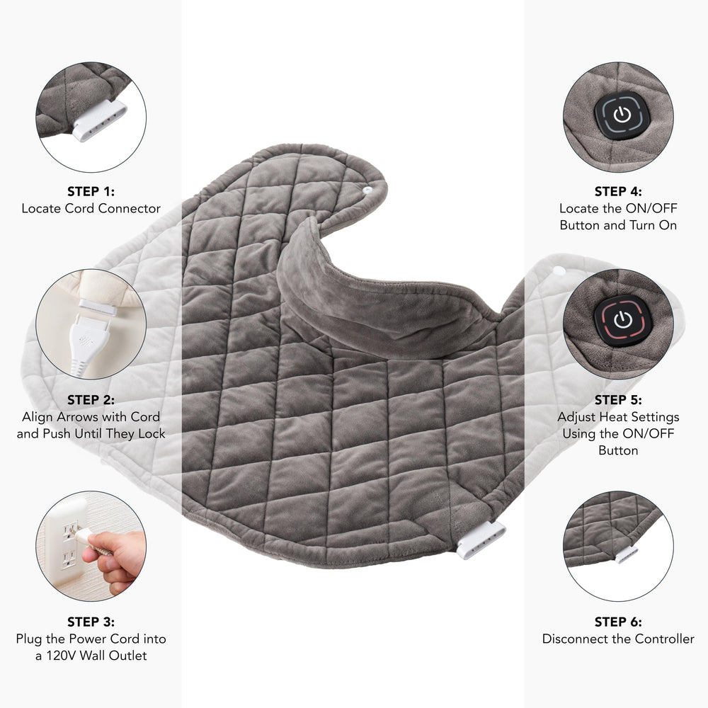 Berkshire Blanket EZ Touch controller lets you adjust heat levels.