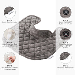 Berkshire Blanket EZ Touch controller lets you adjust heat levels.