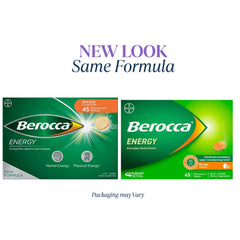 Berocca 60-pack packaging for convenient daily use