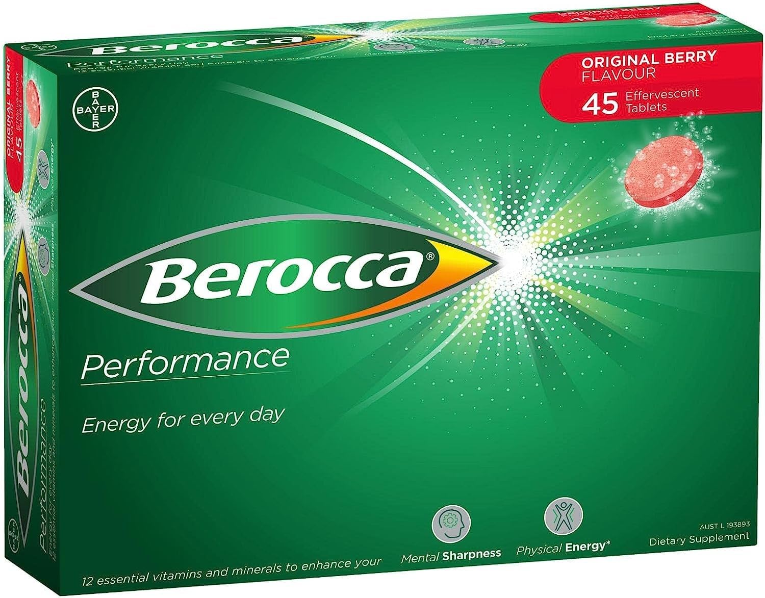Daily routine with Berocca Original Berry supports active lifestyle.
