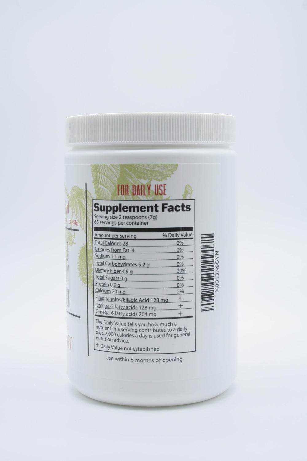 Berry Beautiful Meeker Red Raspberry Seed Powder in baking recipes for fiber-rich treats.