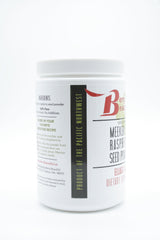 Berry Beautiful Meeker Red Raspberry Seed Powder added to a smoothie for fiber and flavor.