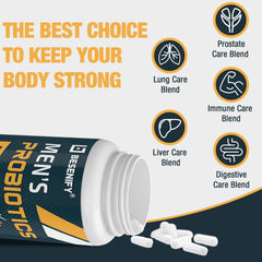 Besenify Probiotics for Men 12 strains capsules support digestion and balance