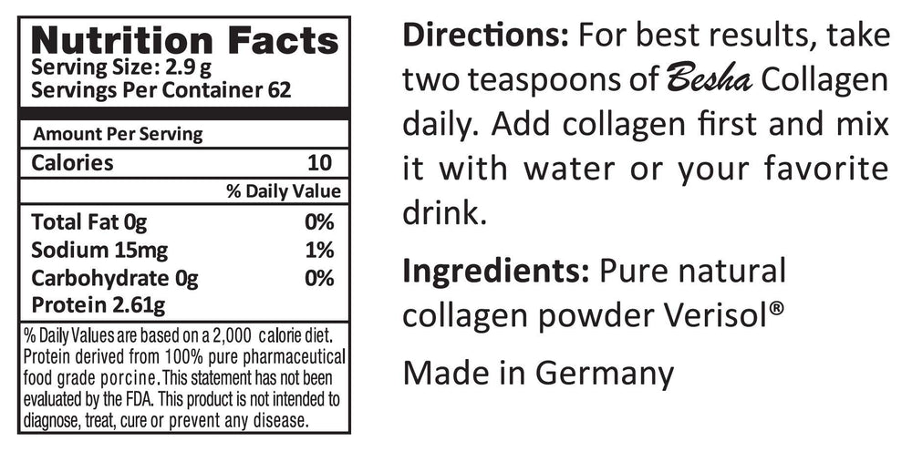 Verisol pour demonstrating easy mixing into a drink.