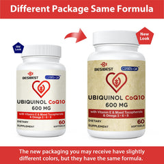 Besibest third-party tested CoQ10 softgel seal indicating trust
