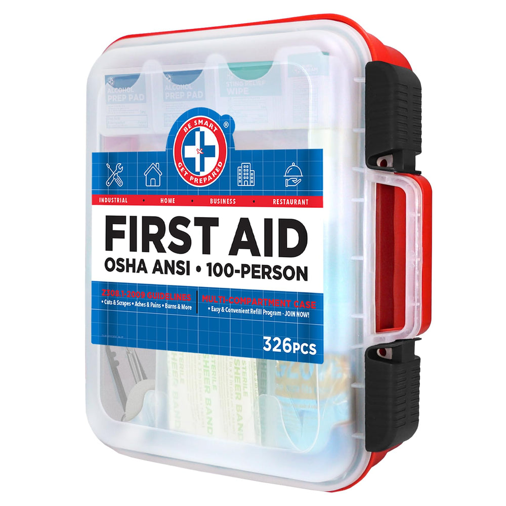 Be Smart Get Prepared refill guide included for quick restocking