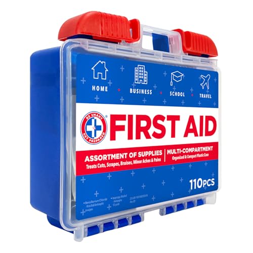 Be Smart Get Prepared rugged plastic case keeps supplies protected and portable