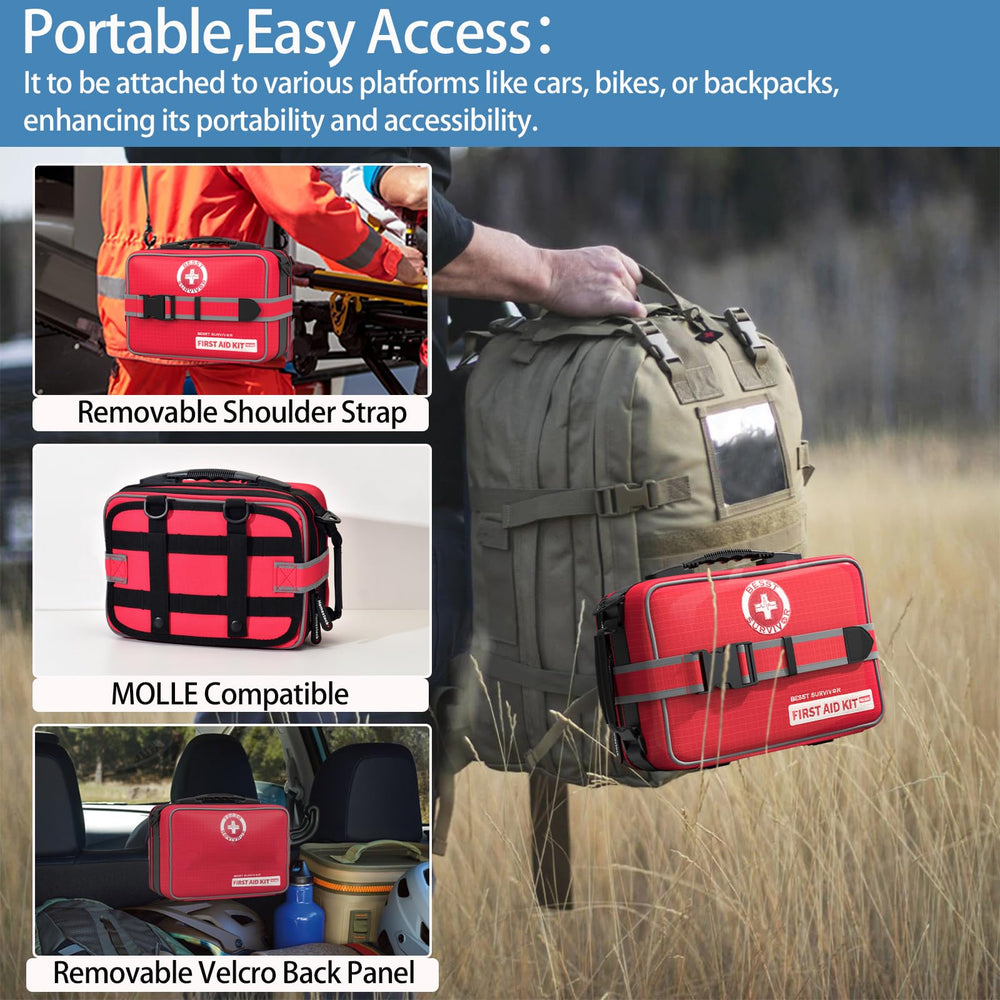 Besst Survivor chest seals and hypothermia blanket support trauma care