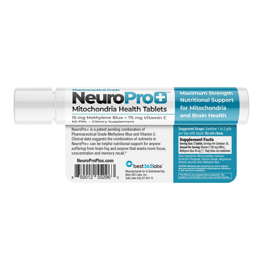 Best 365 Labs NeuroPro+ bottle front view for daily cognitive support.