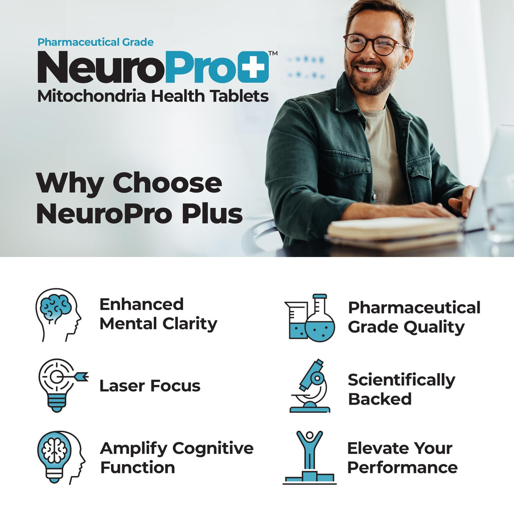 Best 365 Labs NeuroPro+ bottle side view highlighting easy-to-swallow tablets.