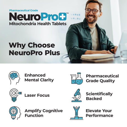Best 365 Labs NeuroPro+ bottle side view highlighting easy-to-swallow tablets.