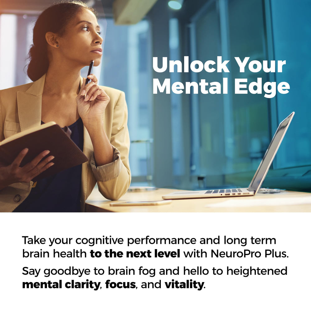 Best 365 Labs NeuroPro+ label detail close-up with usage guidance.
