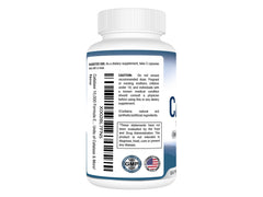 Best Earth Naturals Catalase 10000 ingredients panel with botanicals