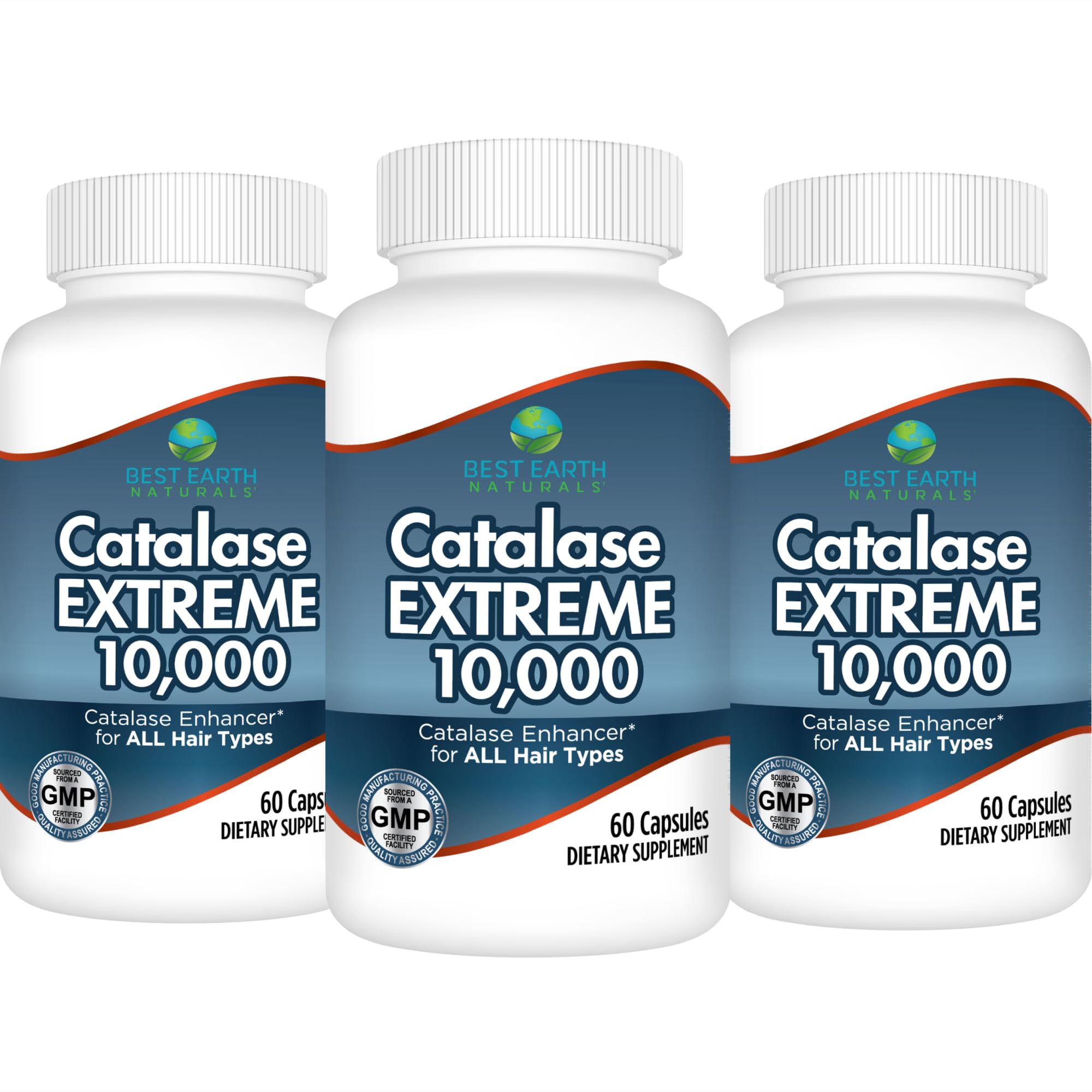 Best Earth Naturals Catalase Extreme bottle-front for hair vitality