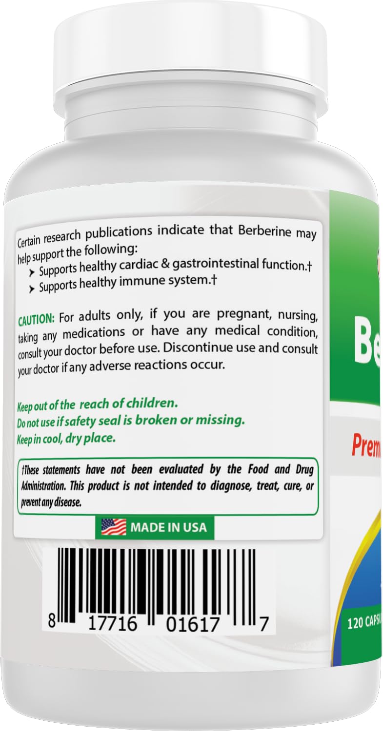Best Naturals Berberine 500mg lifestyle scene for easy daily use