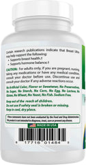 Best Naturals Breast-Ultra dosage cue on bottle label