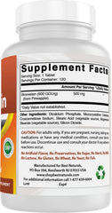 Best Naturals Bromelain packaging with clear ingredient list and allergen notes.