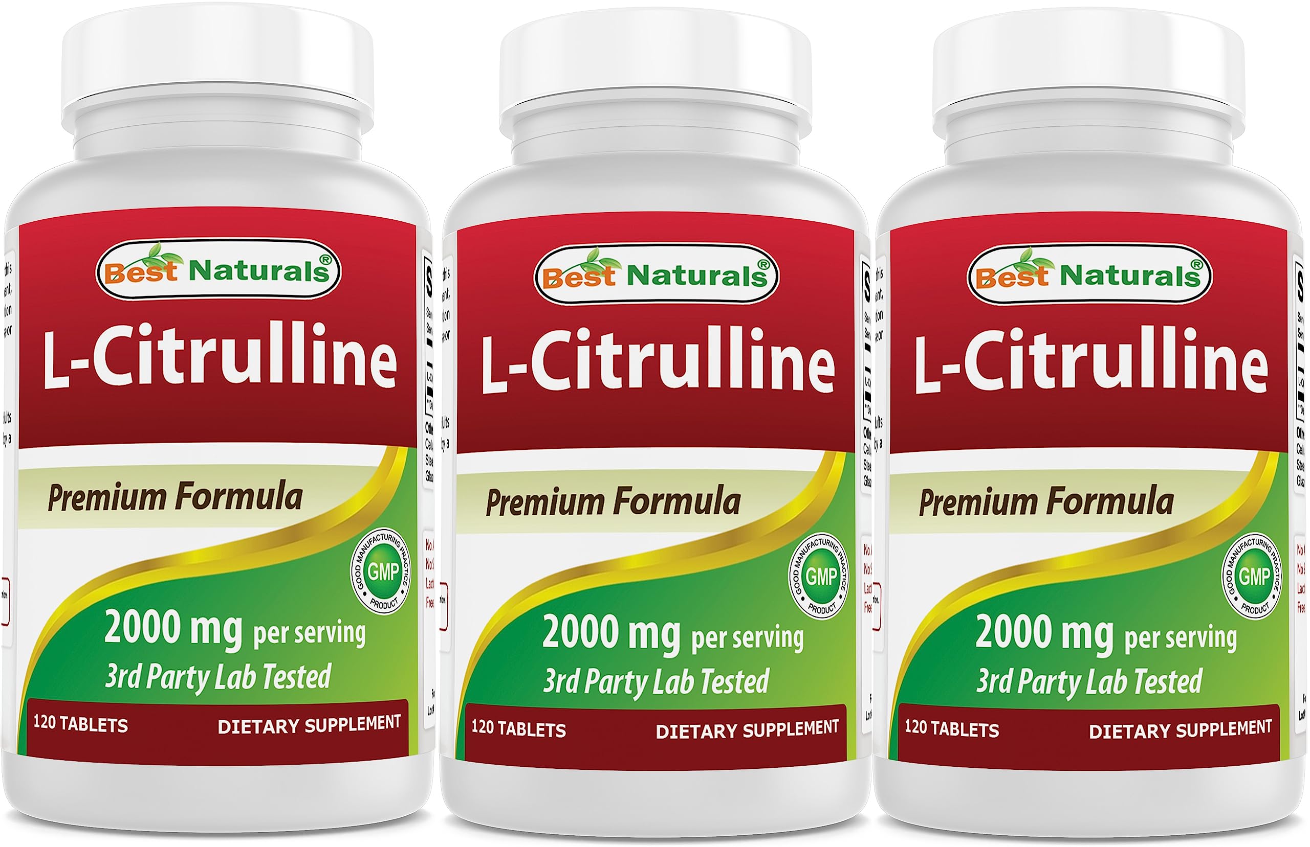 Best Naturals L-Citrulline 2000mg bottle for active lifestyles.