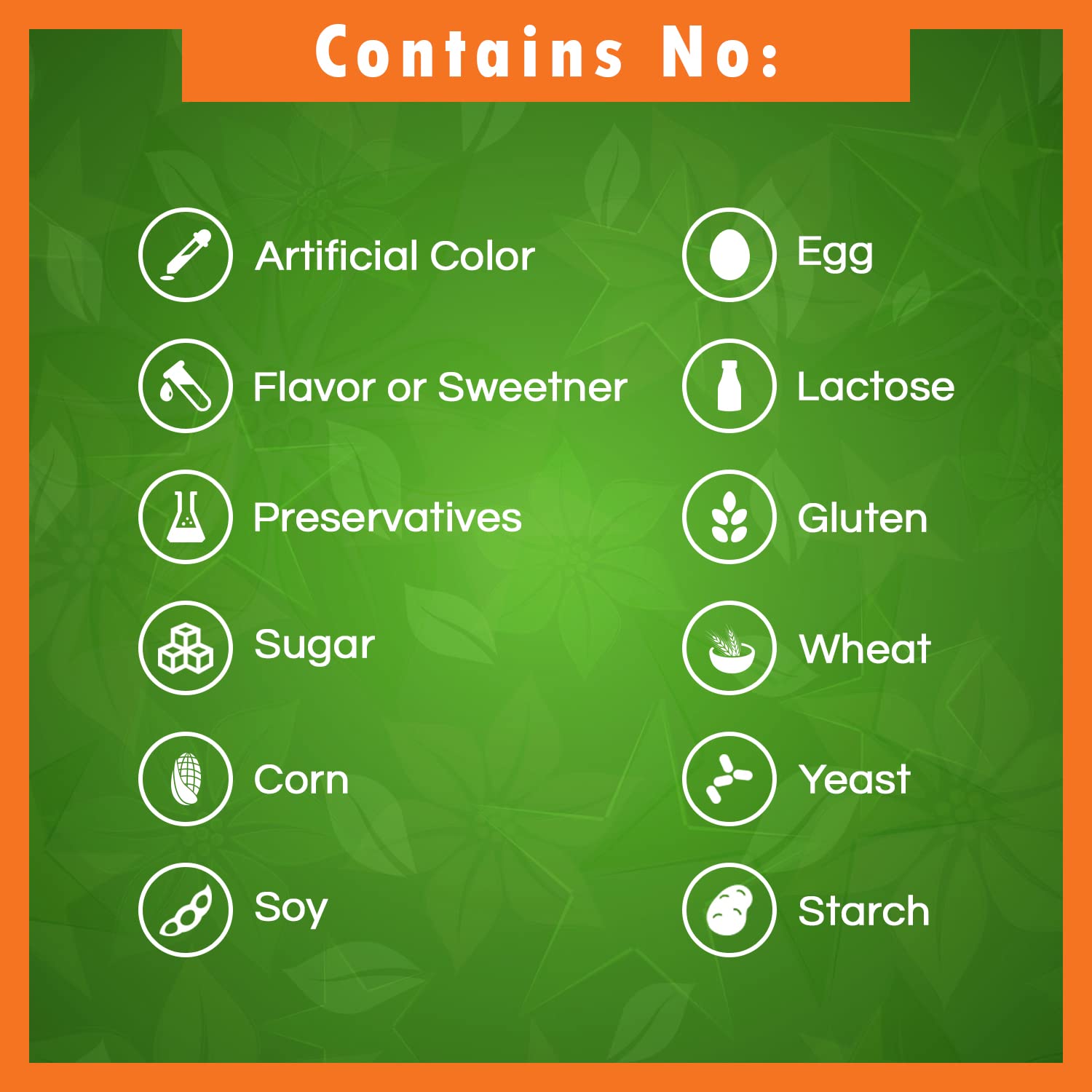 Nutrition facts label of Best Naturals bottle emphasizes non-GMO and gluten-free formula.