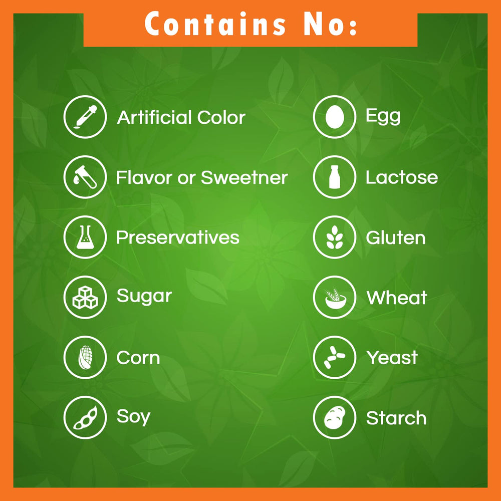 Nutrition facts label of Best Naturals bottle emphasizes non-GMO and gluten-free formula.