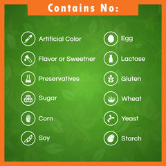 Nutrition facts label of Best Naturals bottle emphasizes non-GMO and gluten-free formula.