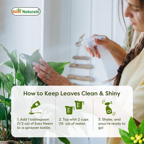 Best Naturals Neem Oil 68oz bottle pour — convenient drizzle for DIY beauty and gardening.