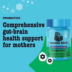 Best Nest Wellness Mama Bird Probiotics capsules closeup for easy daily intake