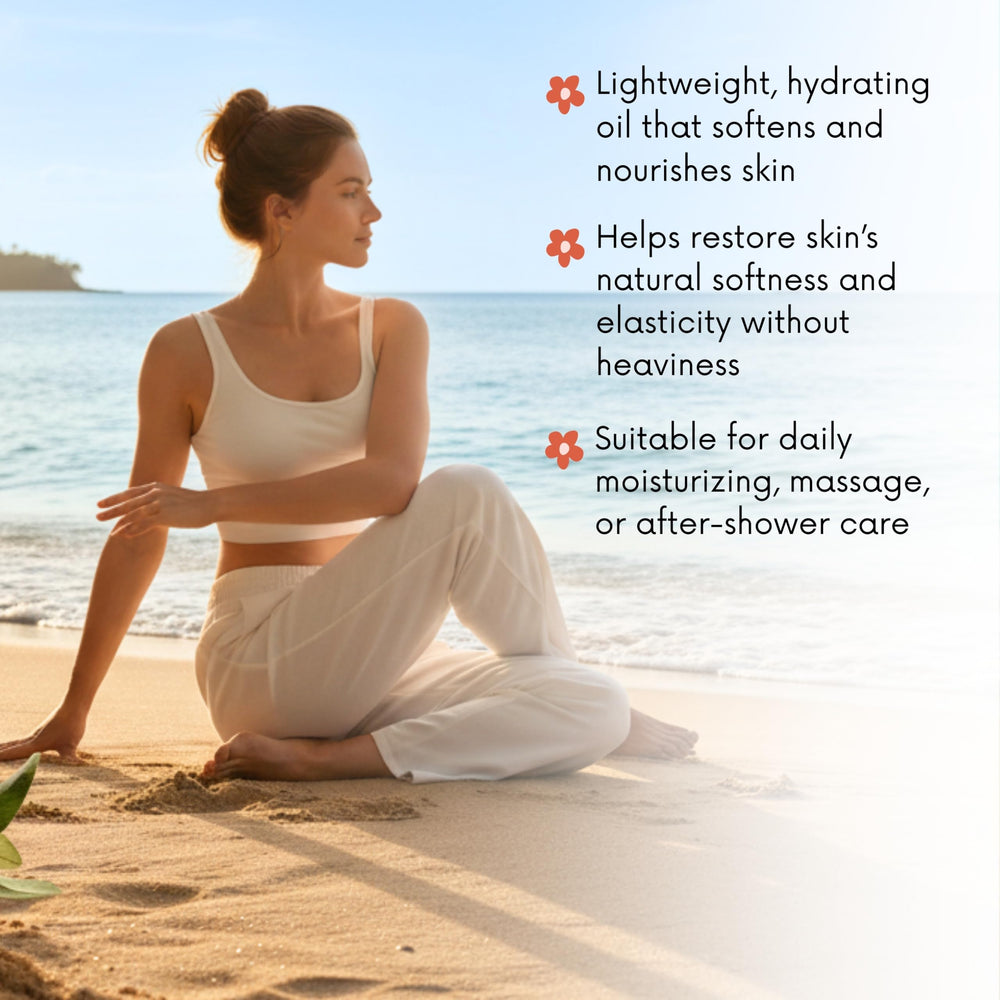 Best of Nature oil in therapy setup demonstrates relaxing massage session.