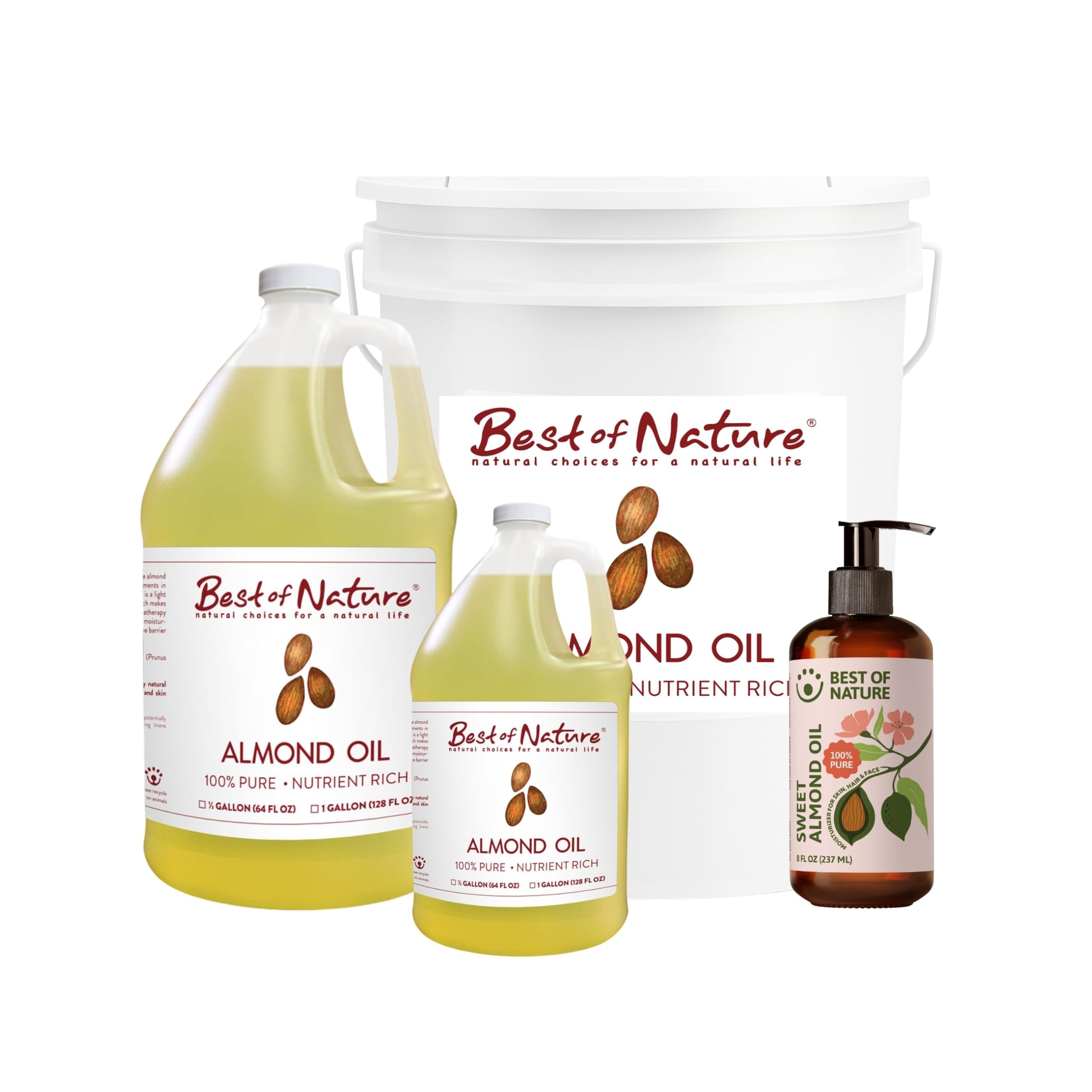 Best of Nature almond oil carrier oil use with essential blends.