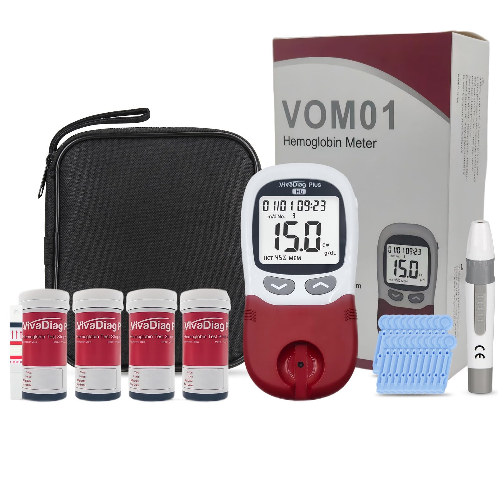 BESTAR LAB Hemoglobin Meter front view for easy at-home testing